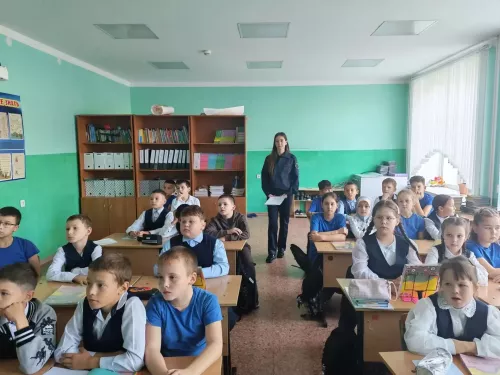 В Большекайбицкой школе прошла профилактическая беседа по безопасности для учащихся 3–4 классов