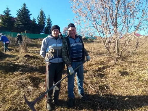 В Больших Кайбицах продолжается строительство нового парка