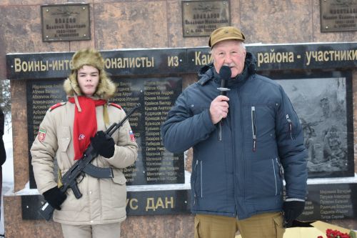 В Кайбицах почтили память солдат, участвовавших в боевых действиях в Афганистане