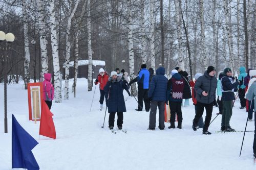 «Лыжня России»: заряд бодрости в зимнем парке Кайбиц