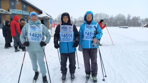 «Лыжня России»: заряд бодрости в зимнем парке Кайбиц