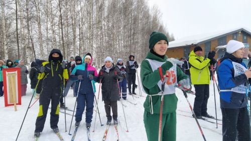 «Лыжня России»: заряд бодрости в зимнем парке Кайбиц