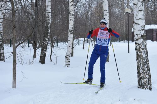 «Лыжня России»: заряд бодрости в зимнем парке Кайбиц