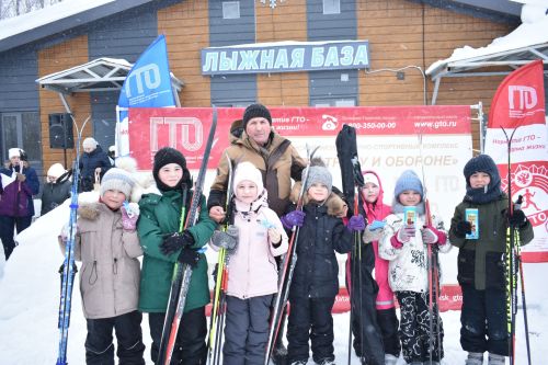 «Лыжня России»: заряд бодрости в зимнем парке Кайбиц