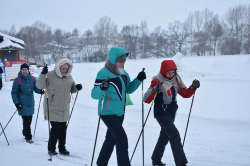 «Лыжня России»: заряд бодрости в зимнем парке Кайбиц