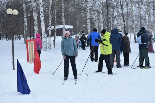 «Лыжня России»: заряд бодрости в зимнем парке Кайбиц