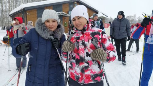 «Лыжня России»: заряд бодрости в зимнем парке Кайбиц
