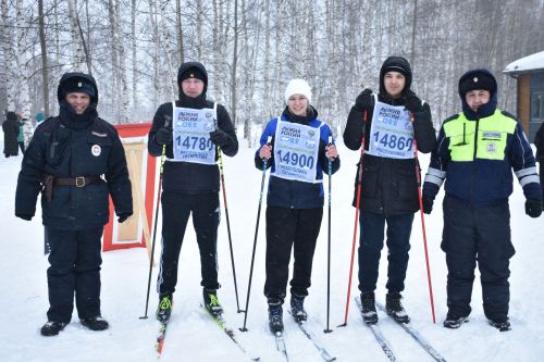 «Лыжня России»: заряд бодрости в зимнем парке Кайбиц