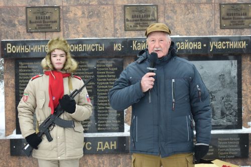 В Кайбицах почтили память солдат, участвовавших в боевых действиях в Афганистане