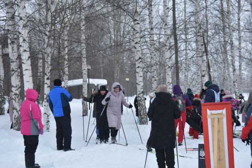 «Лыжня России»: заряд бодрости в зимнем парке Кайбиц
