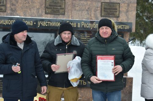 В Кайбицах почтили память солдат, участвовавших в боевых действиях в Афганистане