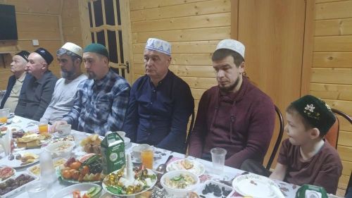 В мечети села Большие Кайбицы состоялся благотворительный ифтар