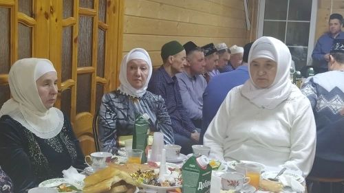В мечети села Большие Кайбицы состоялся благотворительный ифтар