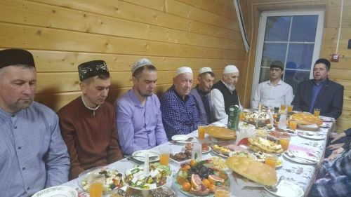 В мечети села Большие Кайбицы состоялся благотворительный ифтар