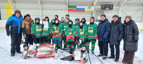 Юные хоккеисты Кайбиц  победили соперников