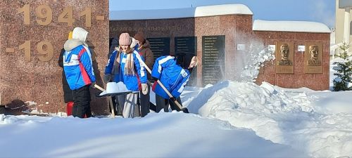 Студенческий «Снежный десант» прибыл в Кайбицы