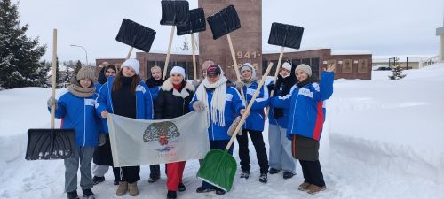 Студенческий «Снежный десант» прибыл в Кайбицы