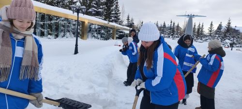 Студенческий «Снежный десант» прибыл в Кайбицы