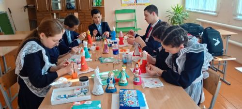 В Баймурзинской библиотеке прошел этно урок по Пушкинской карте