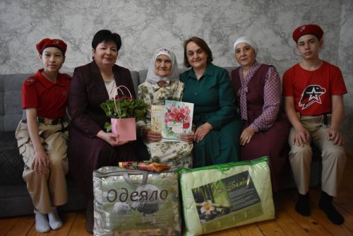 Кошман авылында яшәүче сугыш чоры баласы котлаулар кабул итте