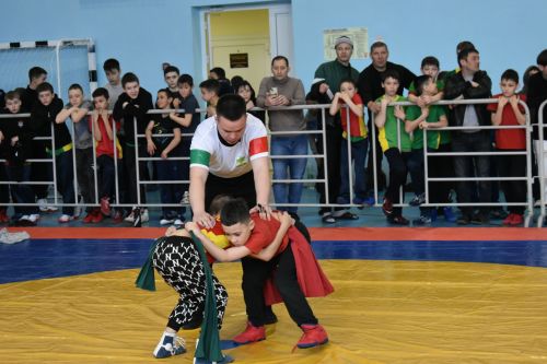 В Кайбицком районе прошли соревнования по борьбе, посвященные памяти Героя России