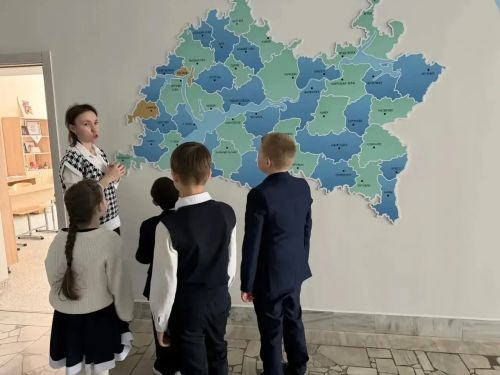 Храним историю родного края: в Старотябердинской школе прошёл урок к 35-летию Кайбицкого района