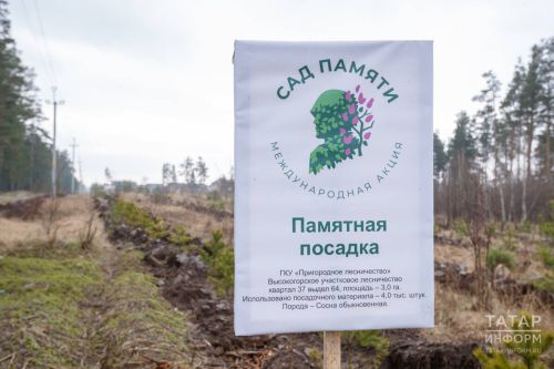 25 апреля в Республике Татарстан стартует Международная акция «Сад памяти»