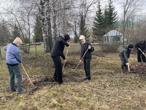 Хозесановская школа присоединилась ко Всероссийскому субботнику
