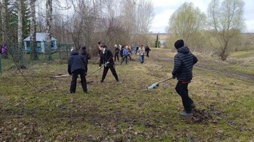 Хозесановская школа присоединилась ко Всероссийскому субботнику