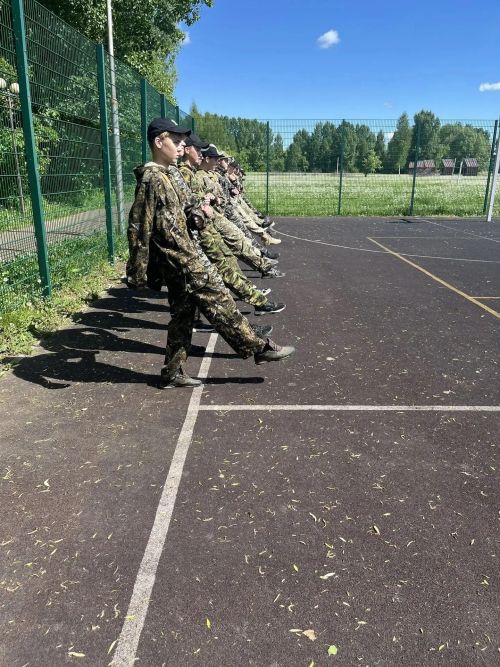 Патриотическое воспитание в действии: военно‑полевые сборы 8‑классников Большекайбицкой школы