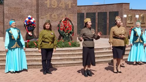 В Кайбицах встретили 81 годовщину Великой Победы
