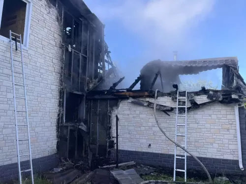 ‎На ночном пожаре в Кайбицком районе пострадали два человека