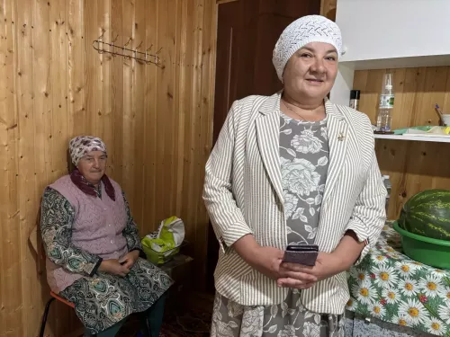 Бортас авылы мәчетендә Гөлирә белән Әсхәт Хәйруллин гаиләсе Корбан ашы үткәрде
