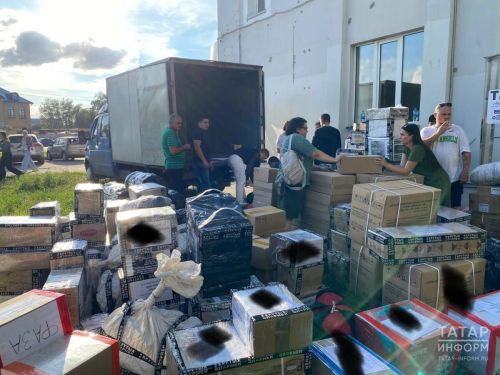 Татарстан махсус хәрби операция зонасына 150 тоннадан артык гуманитар йөк җибәрде