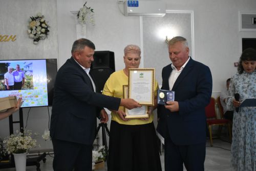 В Кайбицком районе чествовали семьи, прожившие вместе полвека и более