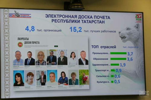 Татарстанның Электрон мактау тактасын 12 көн эчендә 1,8 миллион тапкыр караганнар