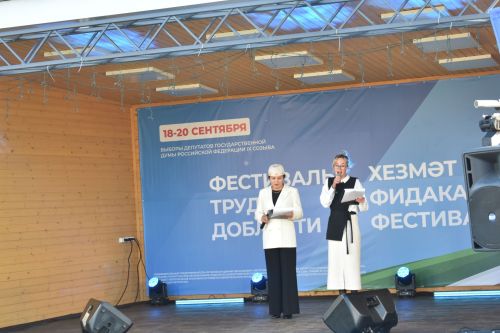 В обновленном парке Больших Кайбиц прошел фестиваль труда и доблести