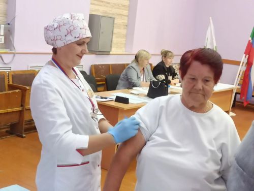 Выборы с заботой о здоровье: жители села Большое Подберезье голосуют и проходят вакцинацию