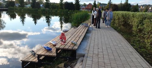 В обновленном парке Больших Кайбиц прошел фестиваль труда и доблести