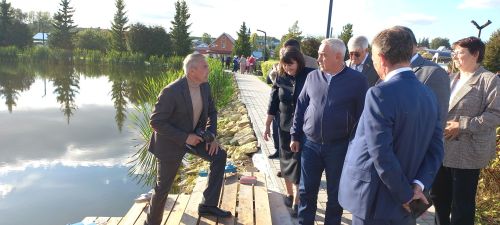 В обновленном парке Больших Кайбиц прошел фестиваль труда и доблести