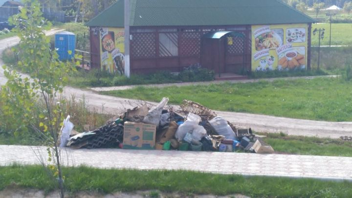 Жительнице Кайбиц грозит штраф за несанкционированное складирование строительного мусора