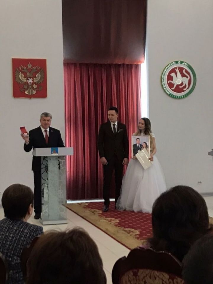 В Татарстане зарегистрировали первый в 2020 году брак