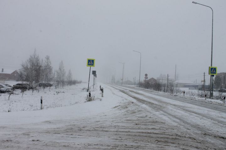 В Татарстане ожидается снег и гололед
