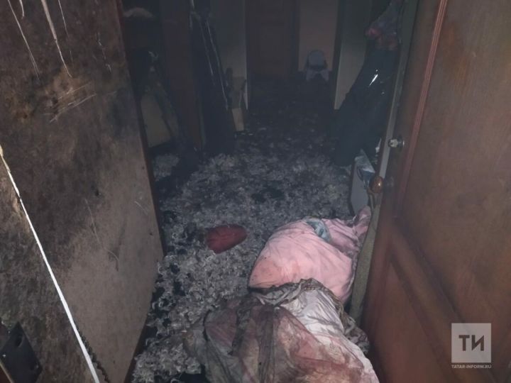 В Татарстане на пожаре погибли отец  с ребенком