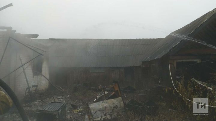 В Татарстане на пожаре погиб мужчина