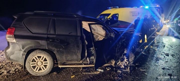 В лобовом столкновении двух авто на трассе в Татарстане погибло двое пассажиров