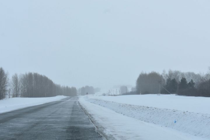 В Татарстане ожидаются снежные заносы, ухудшение видимости и до 8 градусов мороза