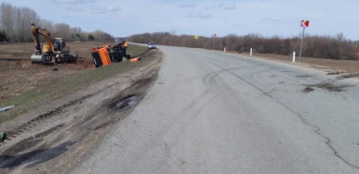 В Кайбицком районе произошло ДТП с участием большегруза