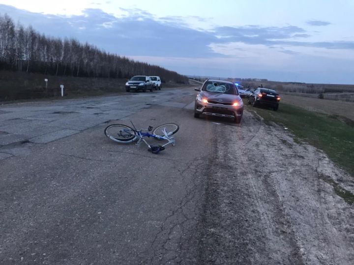 Школьник на велосипеде попал под колеса автомобиля в Кайбицком районе