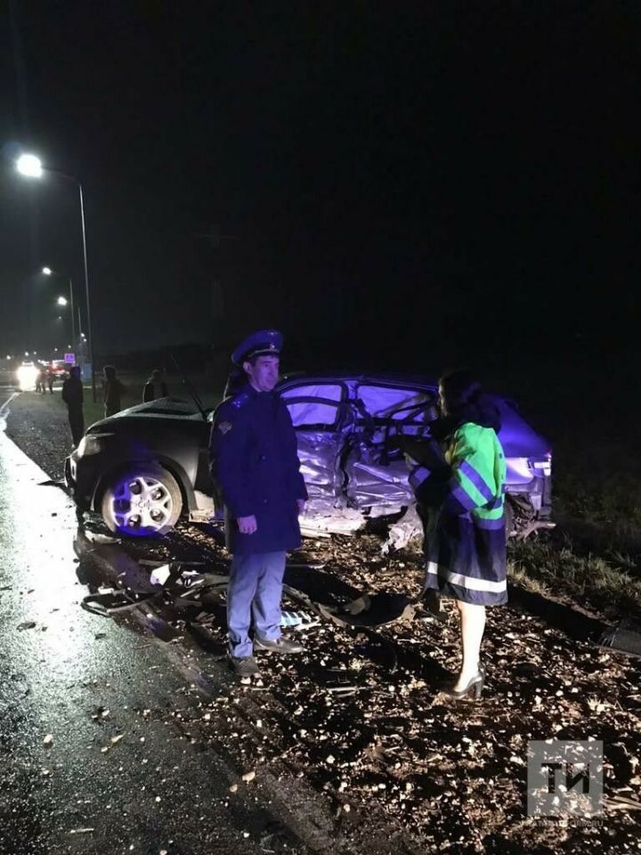 Пять человек, в том числе младенец, попали в больницу в результате ДТП в Татарстане